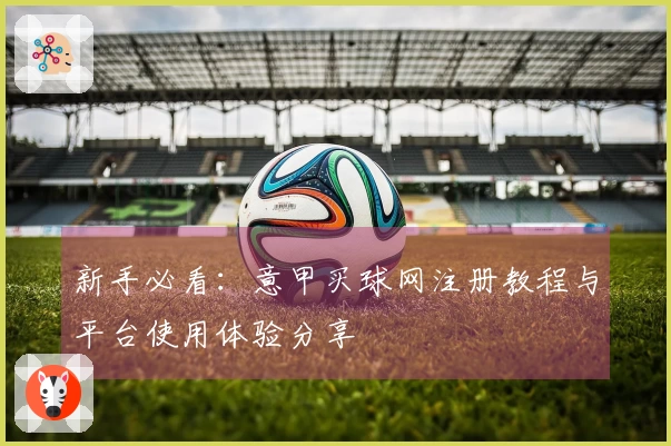 新手必看：意甲买球网注册教程与平台使用体验分享